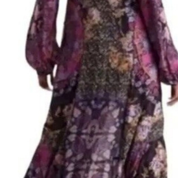 Free People Marais Printed Midi Dress - Picture 2 of 7